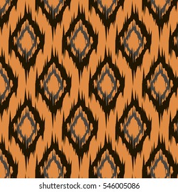 Ikat Ogee Background Pattern