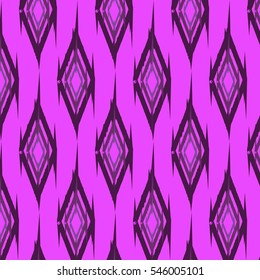 Ikat Ogee Background Pattern