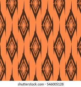 Ikat Ogee Background Pattern