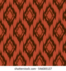 Ikat Ogee Background Pattern