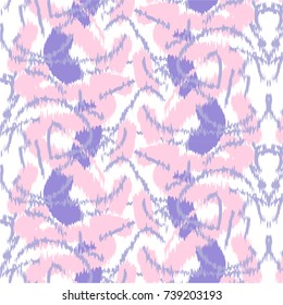 Ikat Ogee Background Pattern
