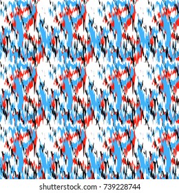 Ikat Ogee Background Pattern