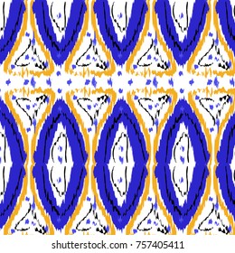 ikat ogee background pattern