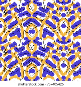 ikat ogee background pattern