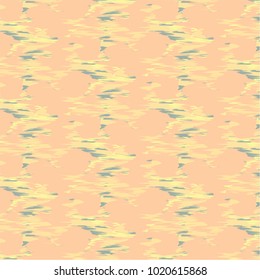 Ikat ogee ethnic pattern in watercolour style ornaments