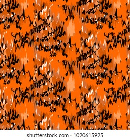 Ikat ogee ethnic pattern in watercolour style ornaments