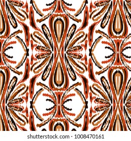 Ikat ogee pattern