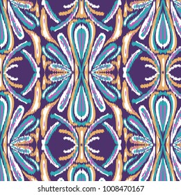 Ikat ogee pattern