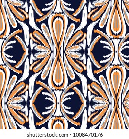 Ikat ogee pattern