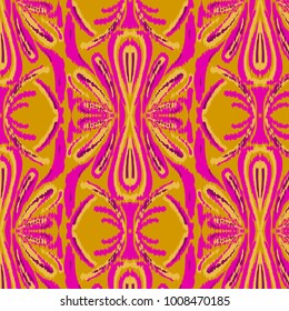 Ikat ogee pattern