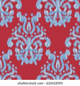 Ikat ogee pattern