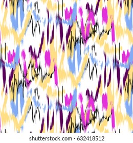 Ikat ogee pattern