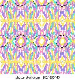 ikat ogee pattern traditional Design for background,carpet,wallpaper,clothing,wrapping,Batik,fabric,Vector illustration.embroidery style.