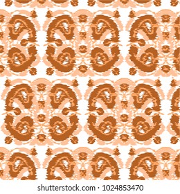 ikat ogee pattern traditional Design for background,carpet,wallpaper,clothing,wrapping,Batik,fabric,Vector illustration.embroidery style.