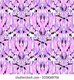 Ikat Ogee Vector Background Pattern Ornament
