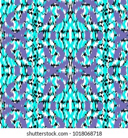 Ikat Ogee Vector Background Pattern Ornament