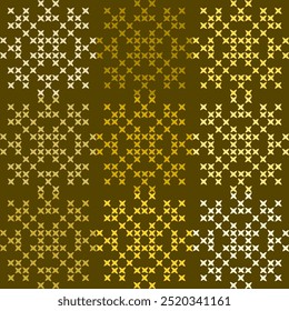 ikat ombre yellow cross stitch ethnic seamless pattern stitch craft fashion design abstract artwork wallpaper retro hand drawn geometric shape embroidery template decoration print graphic 
