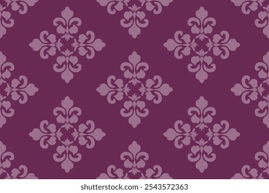 Ikat paisley embroidery on the fabric in Indonesia,India and asian countries, background, curtain, carpet "This content was created using vector drawing tools and software, not generated by AI"