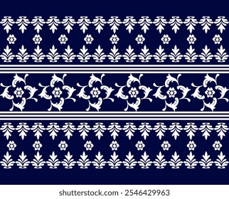 Ikat paisley embroidery on the fabric in Indonesia,India and asian countries, background, curtain, carpet "This content was created using vector drawing tools and software, not generated by AI"
