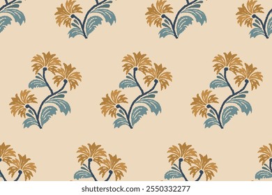 Ikat paisley embroidery on the fabric in Indonesia, India and Asian countries.geometric ethnic oriental seamless pattern.Aztec style. Illustration. Design for texture, textile,clothing,wrapping,carpet