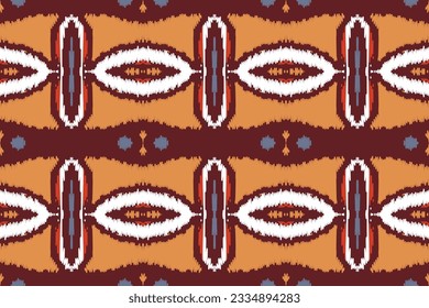 Ikat Paisley Pattern Embroidery Background. Ikat Texture Geometric Ethnic Oriental Pattern Traditional. Ikat Aztec Style Abstract Design for Print Texture,fabric,saree,sari,carpet.