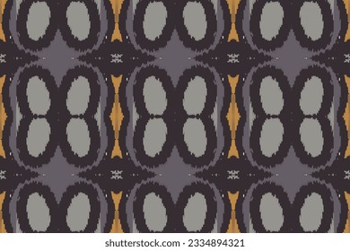 Ikat Paisley Pattern Embroidery Background. Ikat Patterns Geometric Ethnic Oriental Pattern Traditional. Ikat Aztec Style Abstract Design for Print Texture,fabric,saree,sari,carpet.