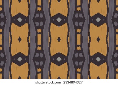 Ikat Paisley Pattern Embroidery Background. Ikat Pattern Geometric Ethnic Oriental Pattern Traditional. Ikat Aztec Style Abstract Design for Print Texture,fabric,saree,sari,carpet.