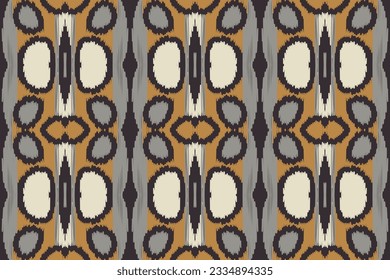 Ikat Paisley Pattern Embroidery Background. Ikat Frame Geometric Ethnic Oriental Pattern Traditional. Ikat Aztec Style Abstract Design for Print Texture,fabric,saree,sari,carpet.