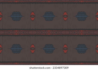 Ikat Paisley Pattern Embroidery Background. Ikat Background Geometric Ethnic Oriental Pattern Traditional. Ikat Aztec Style Abstract Design for Print Texture,fabric,saree,sari,carpet.