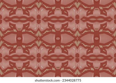 Fondo del bordado del patrón Ikat Paisley. Ikat Patrón Geométrico Etnico Oriental sin costura tradicional.Estilo azteca Abstracto Diseño vectorial para Textura, tela, ropa, envoltura, sarong.