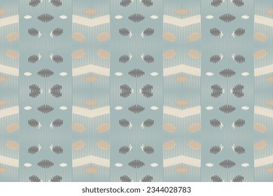 Ikat Paisley Pattern Embroidery Background. Ikat Patterns Geometric Ethnic Oriental Pattern Traditional. Ikat Aztec Style Abstract Design for Print Texture,fabric,saree,sari,carpet.