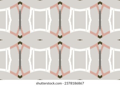 Ikat Paisley Pattern Embroidery Background. Ikat Fabric Geometric Ethnic Oriental Pattern Traditional. Ikat Aztec Style Abstract Design for Print Texture,fabric,saree,sari,carpet.