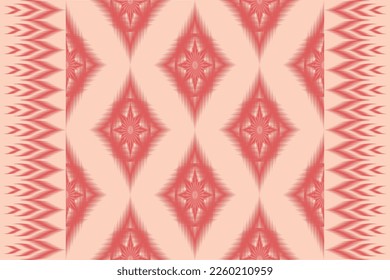 Ikat paisley seamless pattern, traditional seamless pattern, aztec style, embroidery, abstract, vector, design illustration for texture, fabric, print.