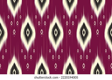 ikat pattern Abstract ethnic geometric pattern background design wallpaper, Indian border. traditional print vector illustration.