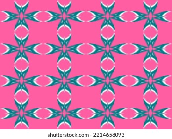 Ikat pattern background, carpet, wallpaper, clothing, wrap, batik, cloth, vector  illustration.embroidery style.