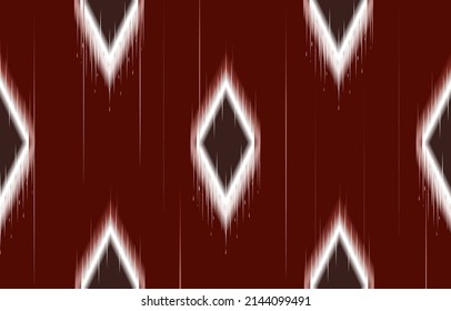 ikat pattern background with red lines