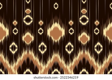 ikat Pattern with brown color
