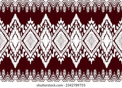 Ikat pattern, Ikat chevron, Paisley pattern, Vector element, Abstract Vector, Batik, fabric embroidery, Ethnic pattern, Ogee, Geometric ethnic, Seamless textile, native american, Background printing.