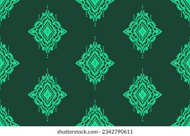 Ikat pattern, Ikat chevron, Paisley pattern, Vector element, Abstract Vector, Batik, fabric embroidery, Ethnic pattern, Ogee, Geometric ethnic, Seamless textile, native american, Background printing.