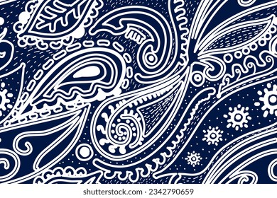 Ikat pattern, Ikat chevron, Paisley pattern, Vector element, Abstract Vector, Batik, fabric embroidery, Ethnic pattern, Ogee, Geometric ethnic, Seamless textile, native american, Background printing.