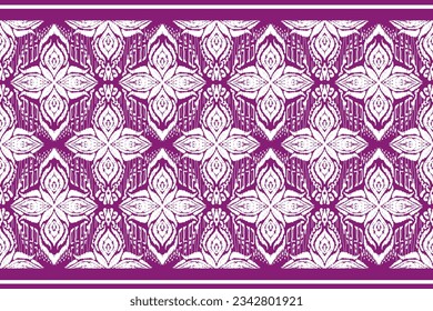 Patrón de Ikat, Ikat chevron, patrón Paisley, elemento vector, vector abstracto, batik, bordado de tela, patrón étnico, Ogeo, etnia geométrica, textil sin foco, norteamericano nativo, impresión de fondo.