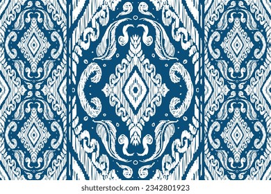 Ikat pattern, Ikat chevron, Paisley pattern, Vector element, Abstract Vector, Batik, fabric embroidery, Ethnic pattern, Ogee, Geometric ethnic, Seamless textile, native american, Background printing.