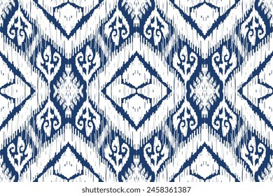 Patrón Ikat, chevron Ikat, patrón Paisley, elemento de Vector, Vector Abstractas, Batik, bordado de tela, patrón étnico, Ogee, étnico geométrico, textil sin costura, nativo americano, impresión de fondo.