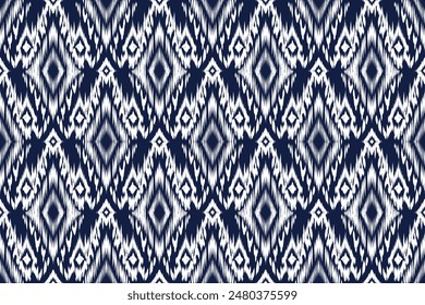 Patrón Ikat, chevron Ikat, patrón Paisley, elemento de Vector, Vector Abstractas, Batik, bordado de tela, patrón étnico, Ogee, étnico geométrico, textil sin costura, nativo americano, impresión de fondo.
