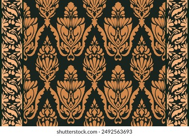 Ikat pattern, Ikat chevron, Paisley pattern, Vector element, Abstract Vector, Batik, fabric embroidery, Ethnic pattern, Ogee, Geometric ethnic, Seamless textile, native american, Background printing.