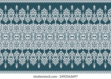 Ikat pattern, Ikat chevron, Paisley pattern, Vector element, Abstract Vector, Batik, fabric embroidery, Ethnic pattern, Ogee, Geometric ethnic, Seamless textile, native american, Background printing.