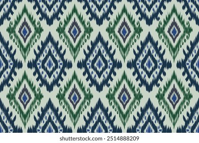 Patrón de Ikat, chevron de Ikat, patrón de Paisley, elemento de Vector, Vector Abstractas, Batik, bordado de tela, patrón étnico, Ogee, geométrico étnico, textil sin costuras, nativo americano, impresión de fondo.