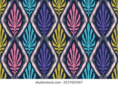 Ikat pattern, Ikat chevron, Paisley pattern, Vector element, Abstract Vector, Batik, fabric embroidery, Ethnic pattern, Ogee, Geometric ethnic, Seamless textile, native american, Background printing.