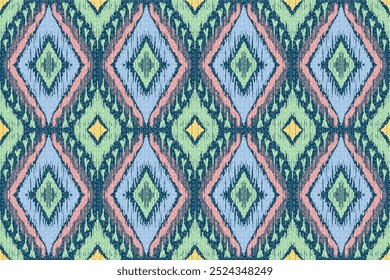 Ikat pattern, Ikat chevron, Paisley pattern, Vector element, Abstract Vector, Batik, fabric embroidery, Ethnic pattern, Ogee, Geometric ethnic, Seamless textile, native american, Background printing.