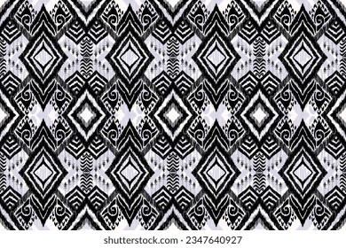 Ikat pattern, Ikat chevron, Seamless textile, native american, Paisley pattern, Vector element, Abstract Vector, Batik, fabric embroidery, Ethnic pattern, Ogee, Geometric ethnic, Background printing.